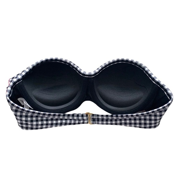 Arizona Gingham Flounce Tassel Push Up Bikini Size Small - Picture 13 of 15